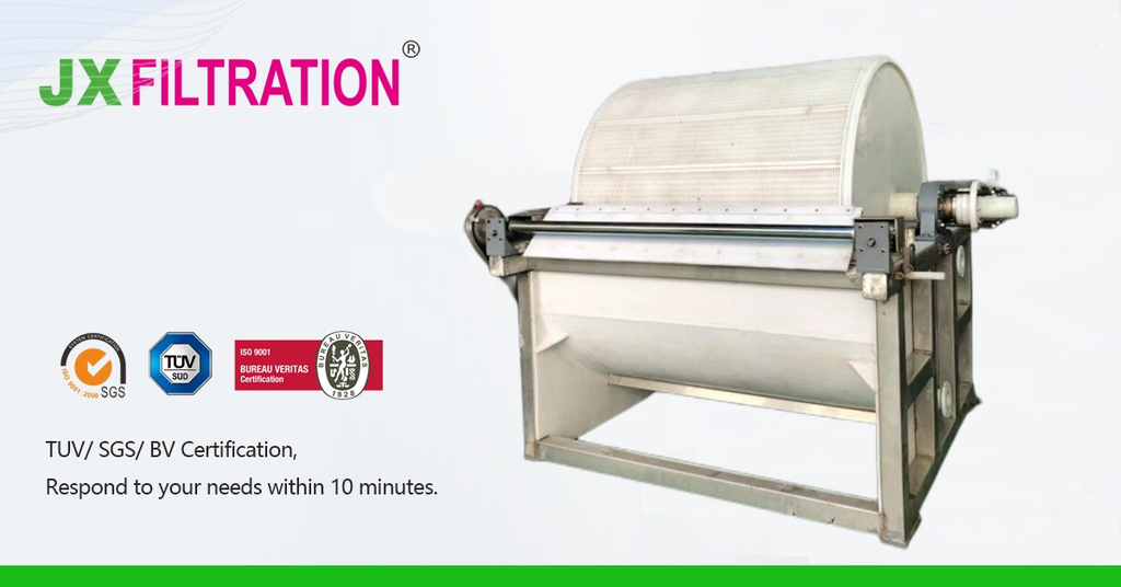 Application and Working Principle of Vacuum Drum Filter Rotary Drum